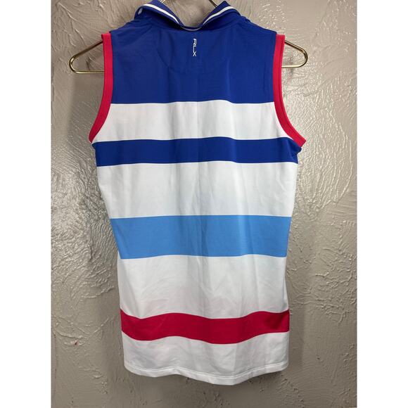 Ralph Lauren RLX Womens Wicking Sleeveless Golf Polo Shirt VC Country Club Small - Picture 2 of 5